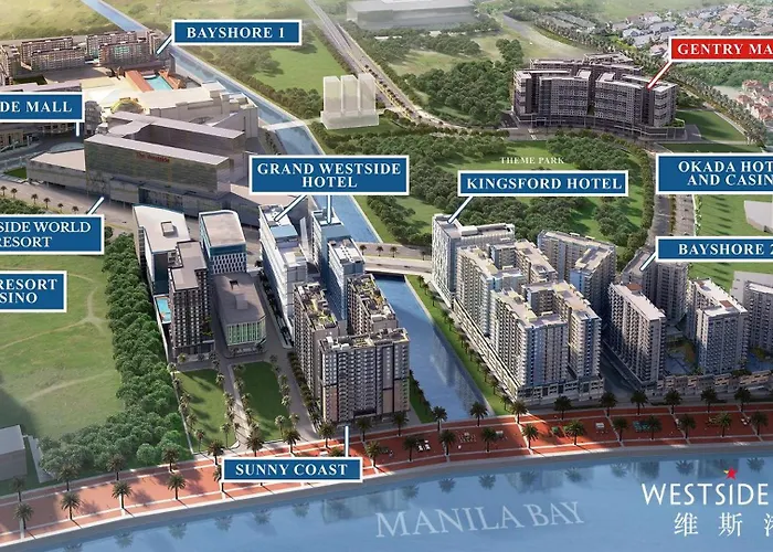 Gentry Manor Near Moa&airport Wifi Tv Okada View 6q * Manila